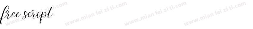 free script字体转换